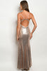 Rose Gold Sequin Evening Gown