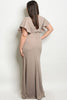 tan plus size eveing gown