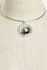 Gold or Silver Plated Pearl Design Choker Necklace