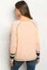 Peach Long Sleeve Sweater
