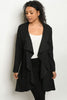 Black Long Sleeve Cardigan Jacket