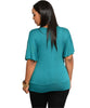 Womans Plus Size Jade Top with Sequin Accents