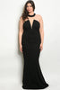 back formal plus size gown