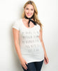 Women's Plus Size Graphic T-Shirt "My Name Is No"